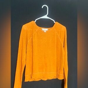 Banana Republic Orange Long Sleeve Top